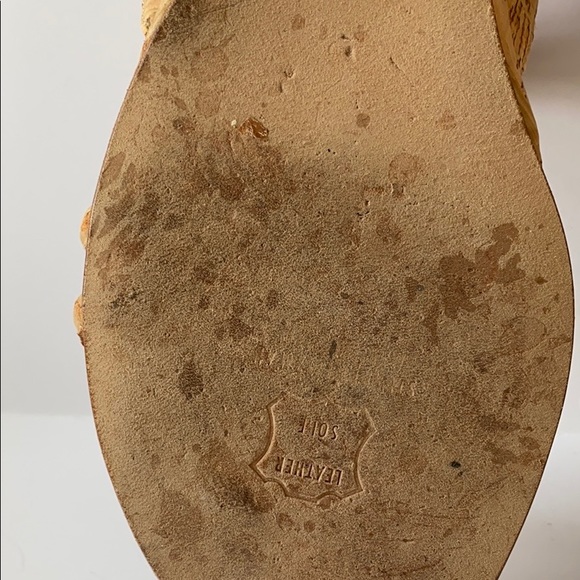 Stuart Weitzman Rolldown Natural Cork Sandals - Picture 9 of 9